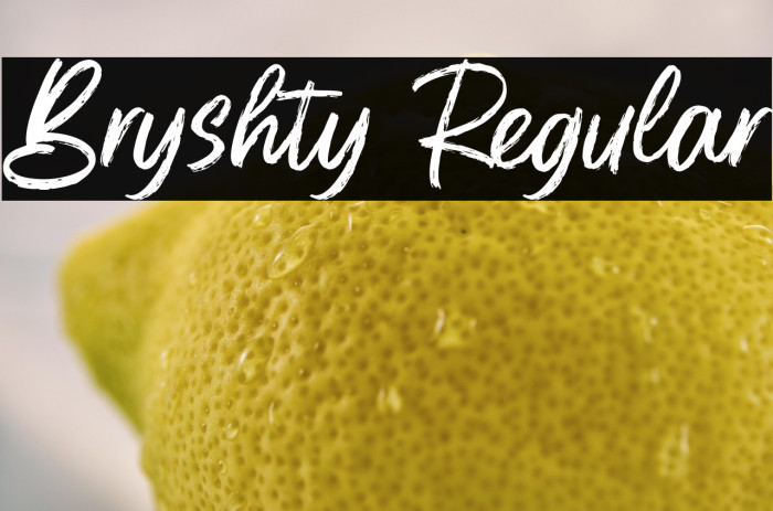 Bryshty Regular Example 1