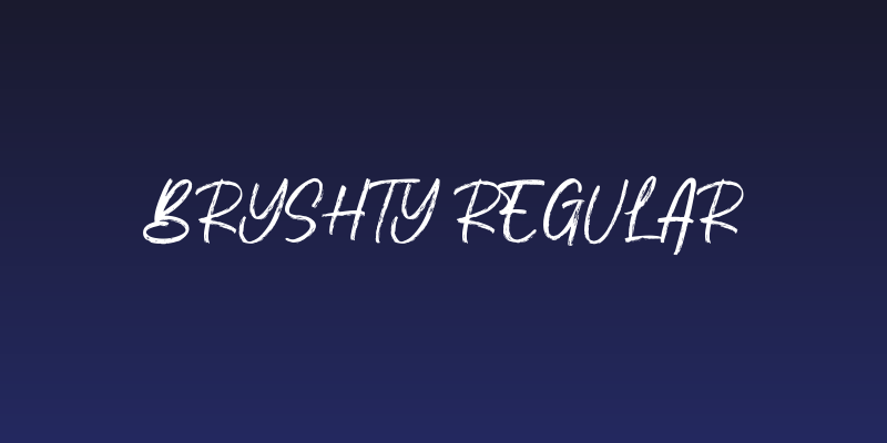 Bryshty Regular Social Header