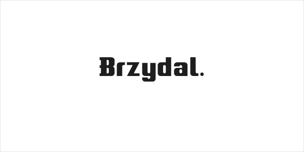 Brzydal. Logo
