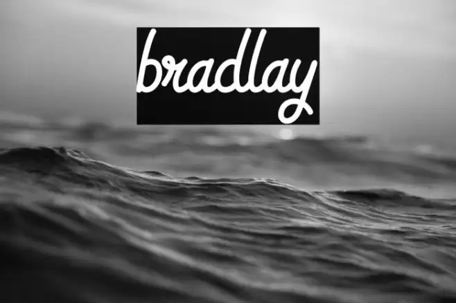 bradlay Font examples