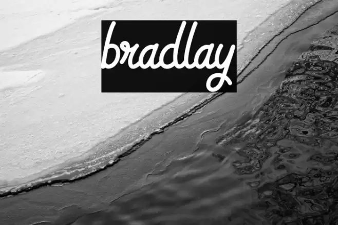 bradlay Font examples