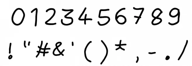 brahmic hinglish Font OTHER CHARS