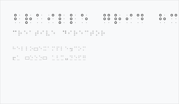 braille grid hc Business Card