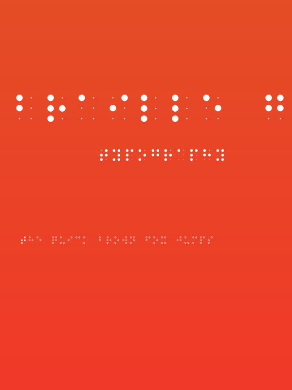 braille grid hc Poster