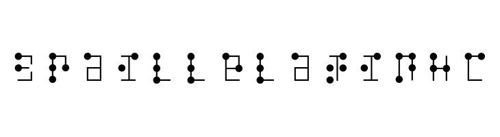 braille latin hc  免费字体下载