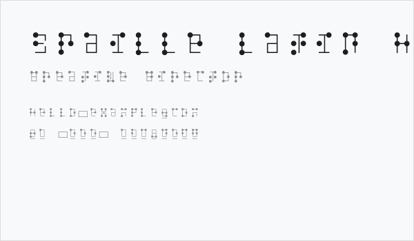 braille latin hc Business Card