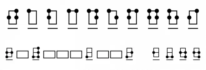 braille pinboard hc Font OTHER CHARS