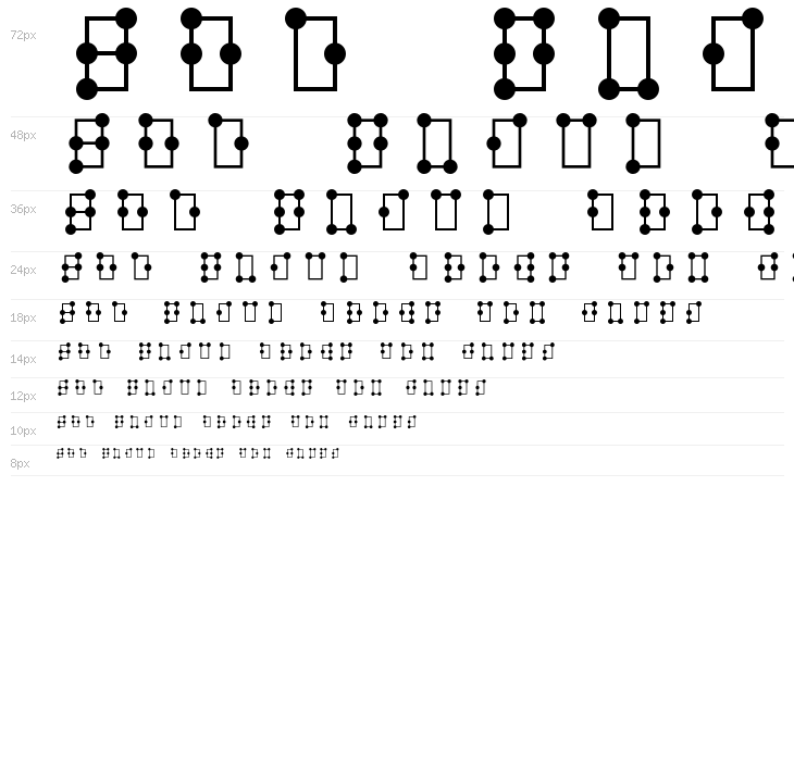 braille pinboard hc Waterfall