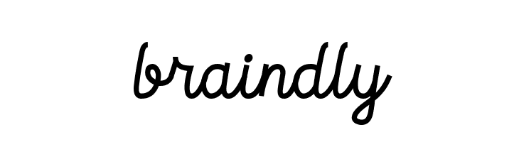 braindly  免费字体下载