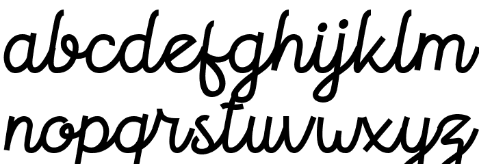 braindly Font LOWERCASE
