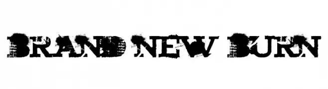 brand new burn  免费字体下载