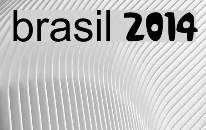 brasil 2014 Шрифта examples