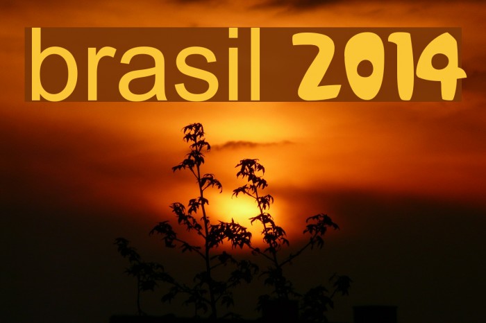 brasil 2014 Font examples