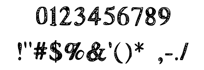 bread and circus Font OTHER CHARS