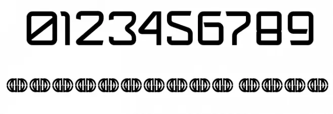 break label DEMO Font OTHER CHARS