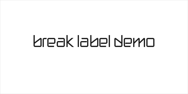 break label DEMO Logo