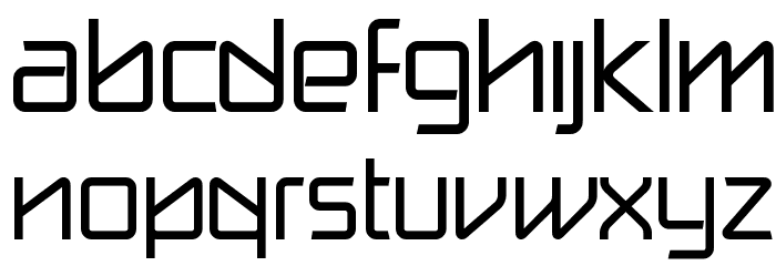 break label DEMO Font LOWERCASE