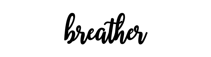 breather  Free Fonts Download