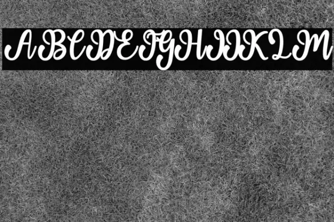 breather Font examples