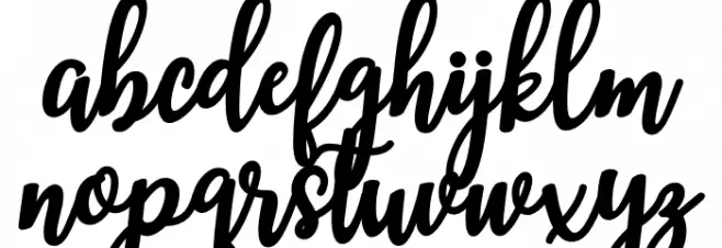 breather Font LOWERCASE