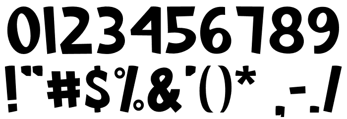 brick comic Font OTHER CHARS
