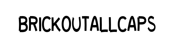 brickOUT all  caps  لخطوط تنزيل