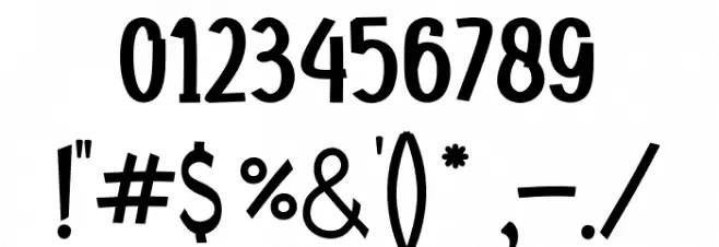 brickOUT all  caps Font OTHER CHARS