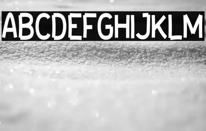 brickOUT all  caps Font examples