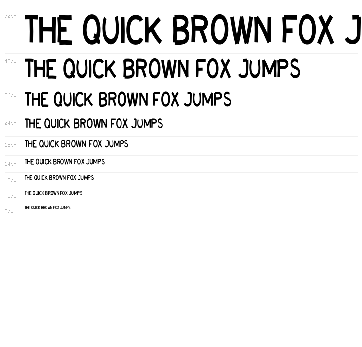 brickOUT all  caps Waterfall