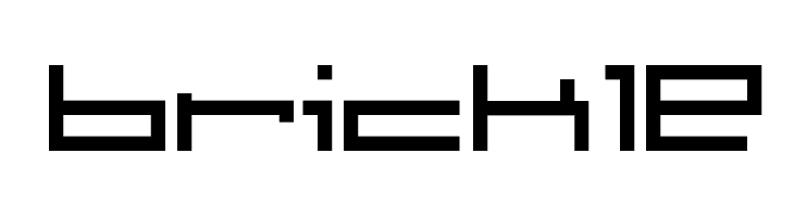 brickle  フリーフォントのダウンロード