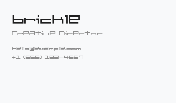 brickle Business Card
