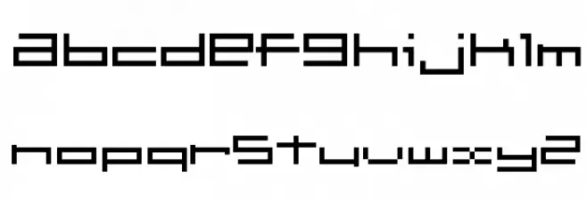 brickle خط أحرف صغيرة