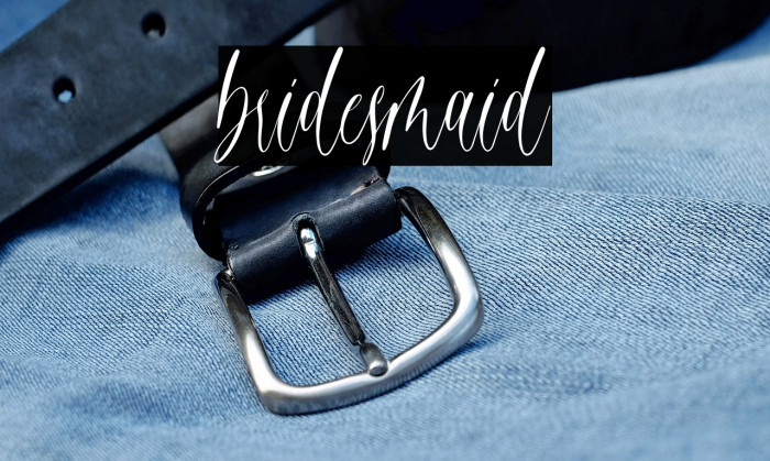 bridesmaid Example 1