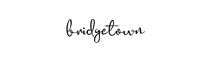 bridgetown 字体