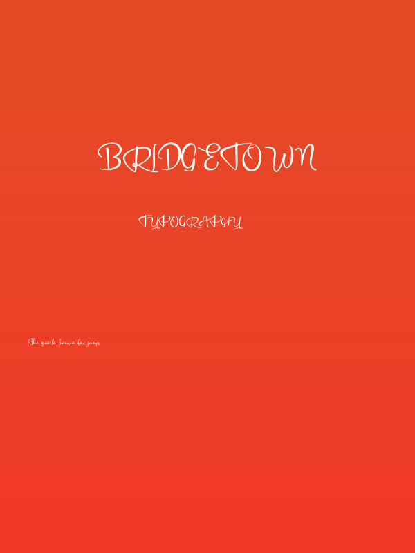 bridgetown Poster