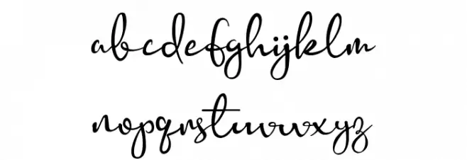 bridgetown Caratteri MINUSCOLO