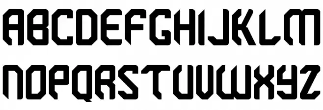 brigade Regular Font Litere mari