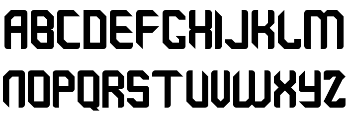 brigade Regular Font LOWERCASE