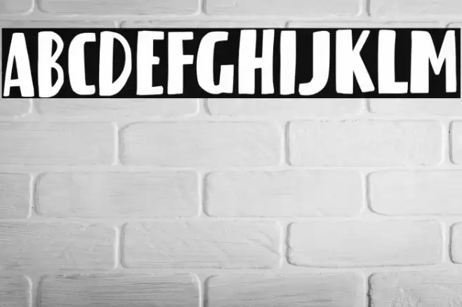 bright little star Regular Font examples