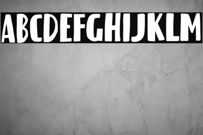 bright little star Regular Font examples