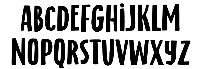 bright little star Regular Font LOWERCASE