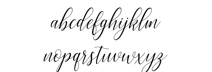brillyo-Slant Font LOWERCASE