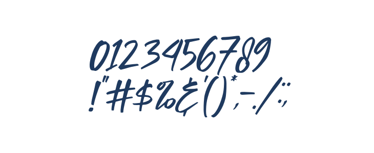 britany Italic Other Characters