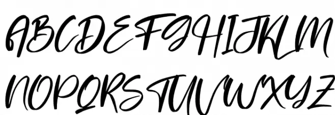 britany Italic Fonte MAIÚSCULAS