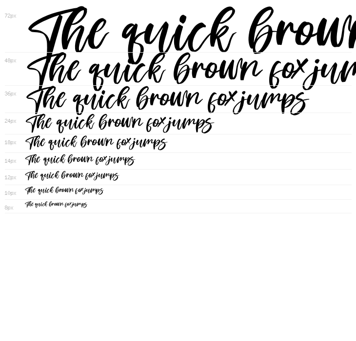 britany Italic Waterfall