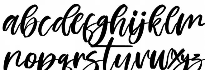 britany Italic Fuentes MINÚSCULAS