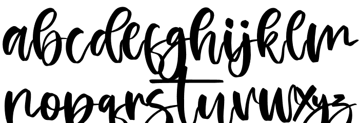 britany Font LOWERCASE