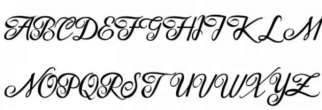 brittania script font Schriftart Groß