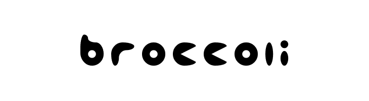 broccoli Font