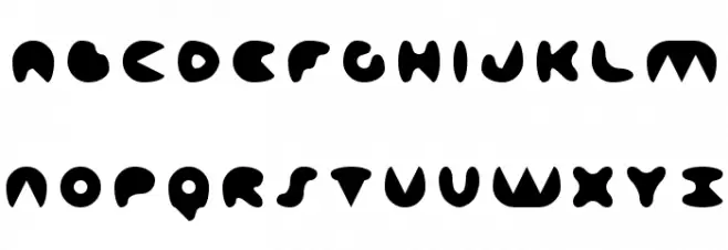broccoli Шрифта ВЕРХНИЙ
